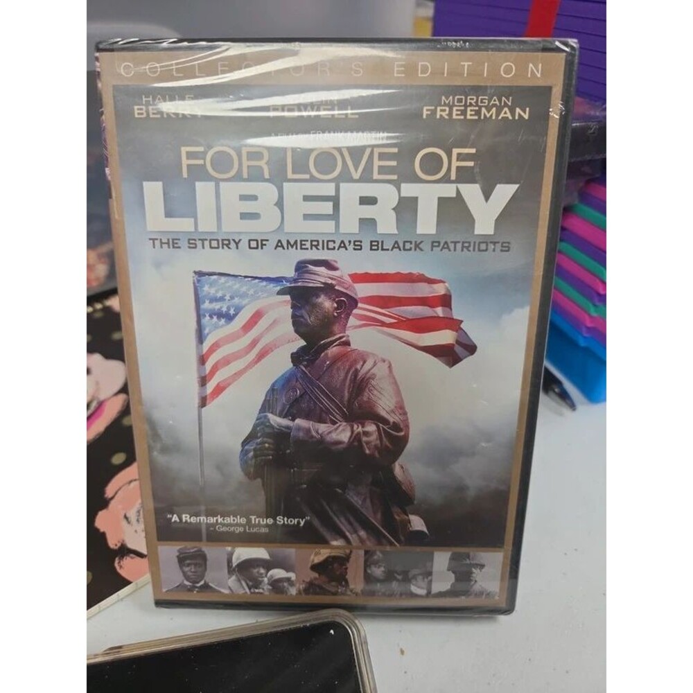 For love of Liberty the story of America's black Patriots Morgan Freeman new DVD